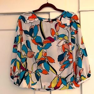 Floral print blouse